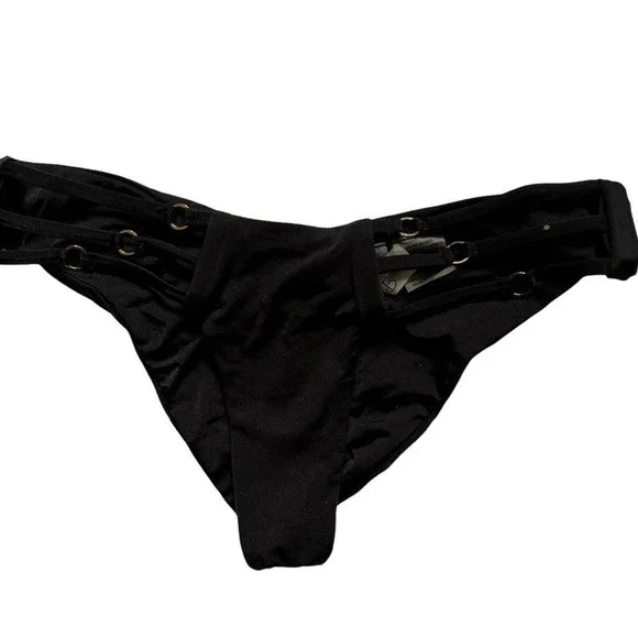 Beach Bunny Black Bikini Bottom‎